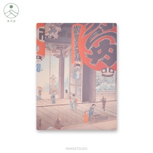 職人手作木版畫【淺草觀音 · 紅福臨門】