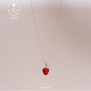 蘋果吊墜頸鏈