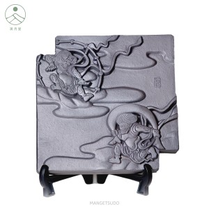 三州鬼瓦工芸品-雷神風神 三州鬼瓦工芸品-雷神風神