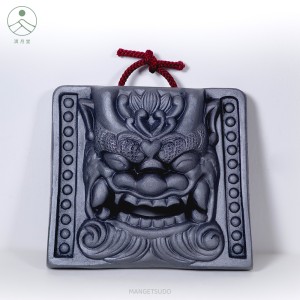 三州鬼瓦工芸品-笑 三州鬼瓦工芸品-笑